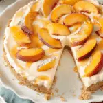 Peaches and Cream Cheesecake