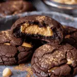 Peanut Butter Stuffed Chocolate Cookies
