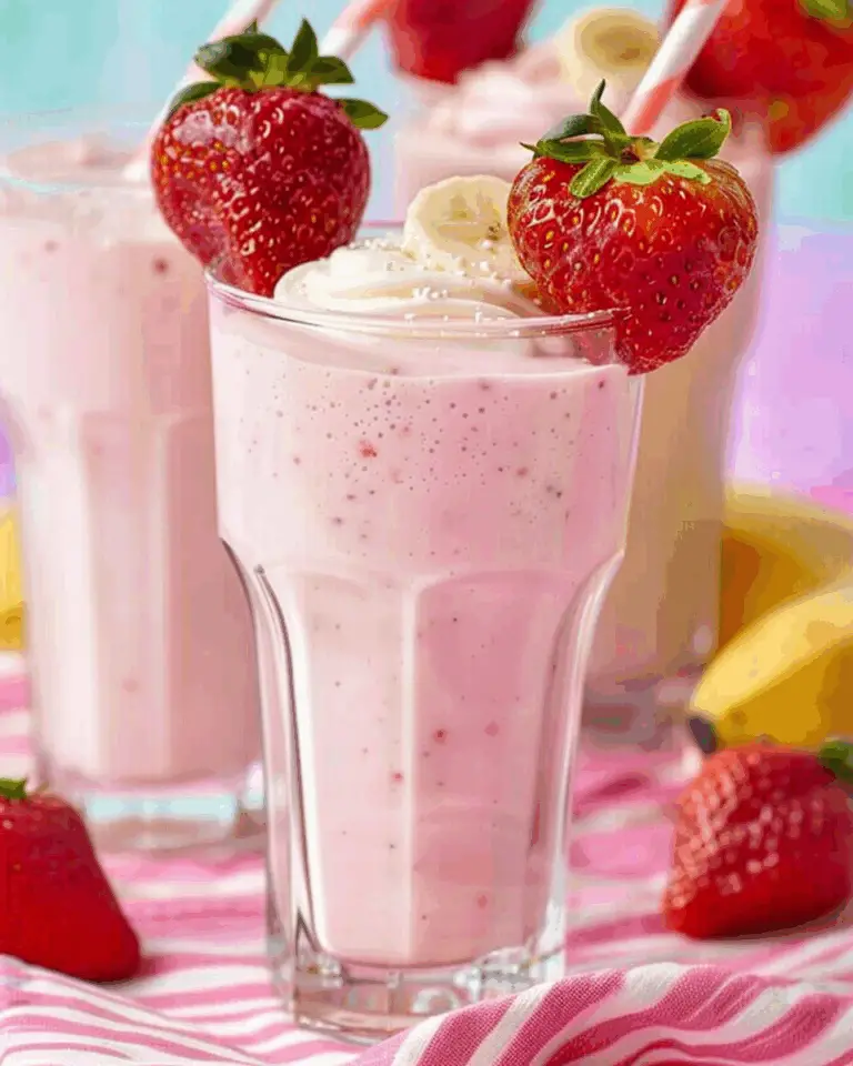 Strawberry Banana Milkshake