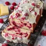 White Chocolate and Raspberry Loaf Cake