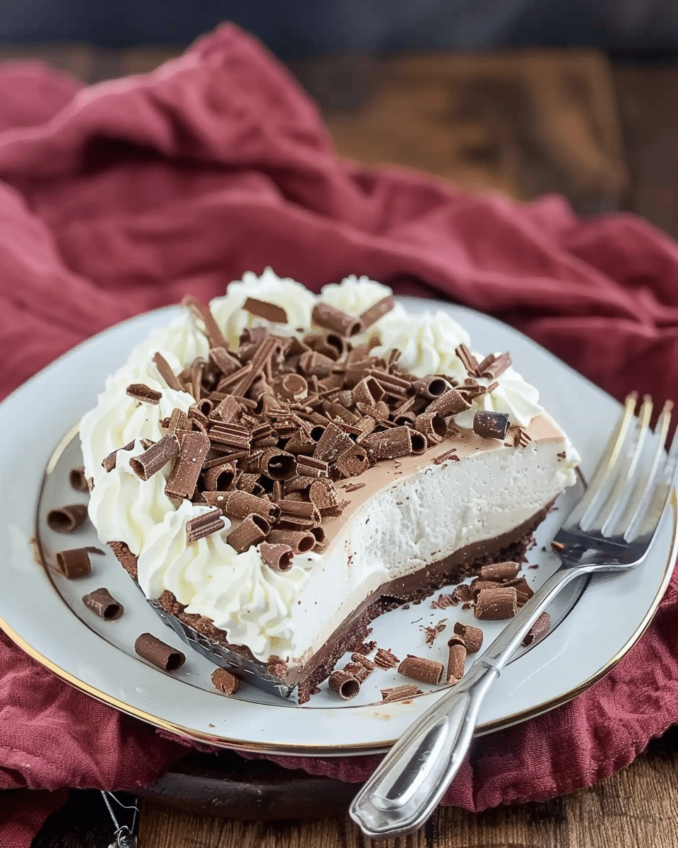 No-Bake Chocolate Cream Pie for Two