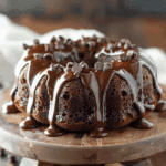 Easy Mini Chocolate Bundt Cakes