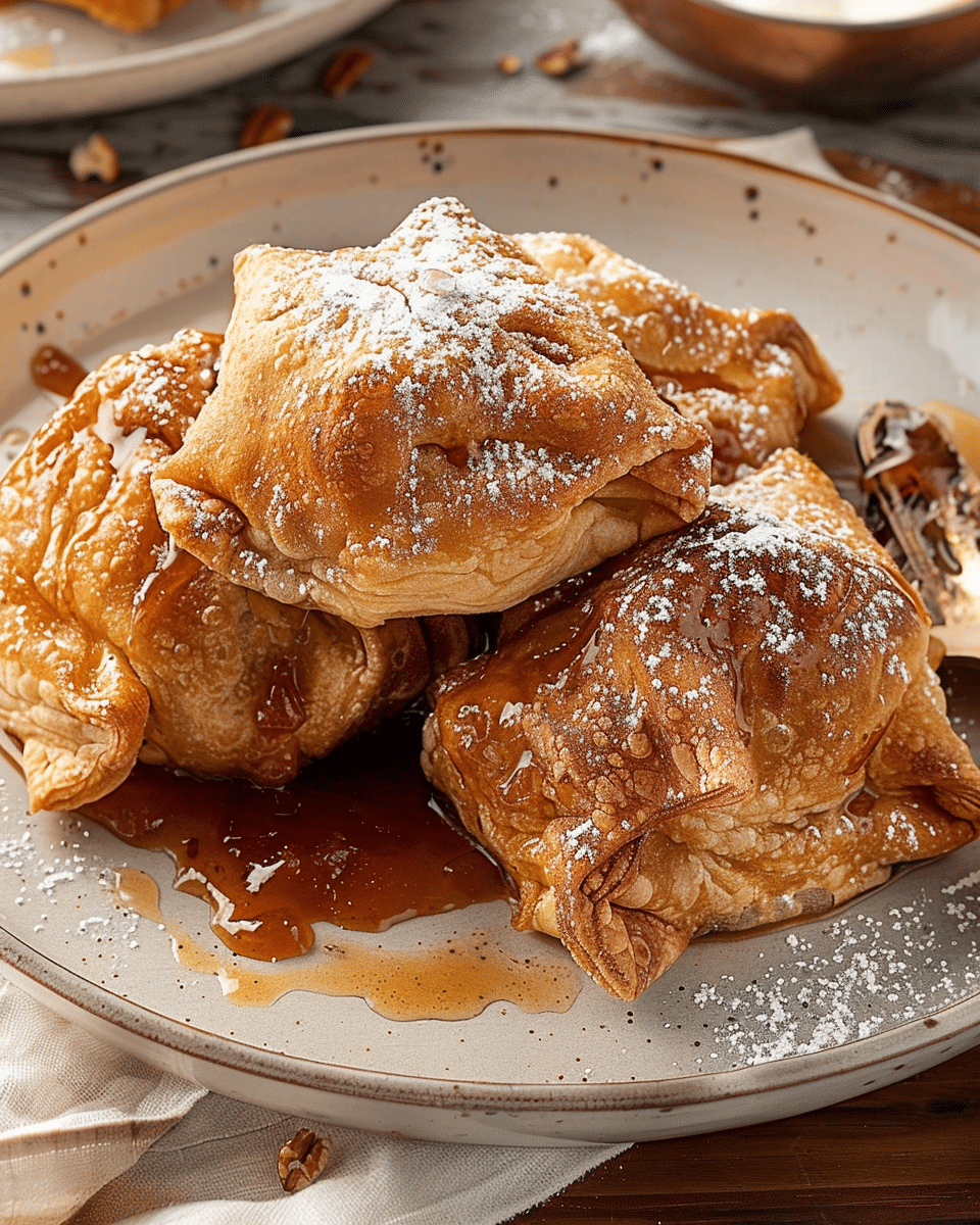 Apple Dumplings with Sauce