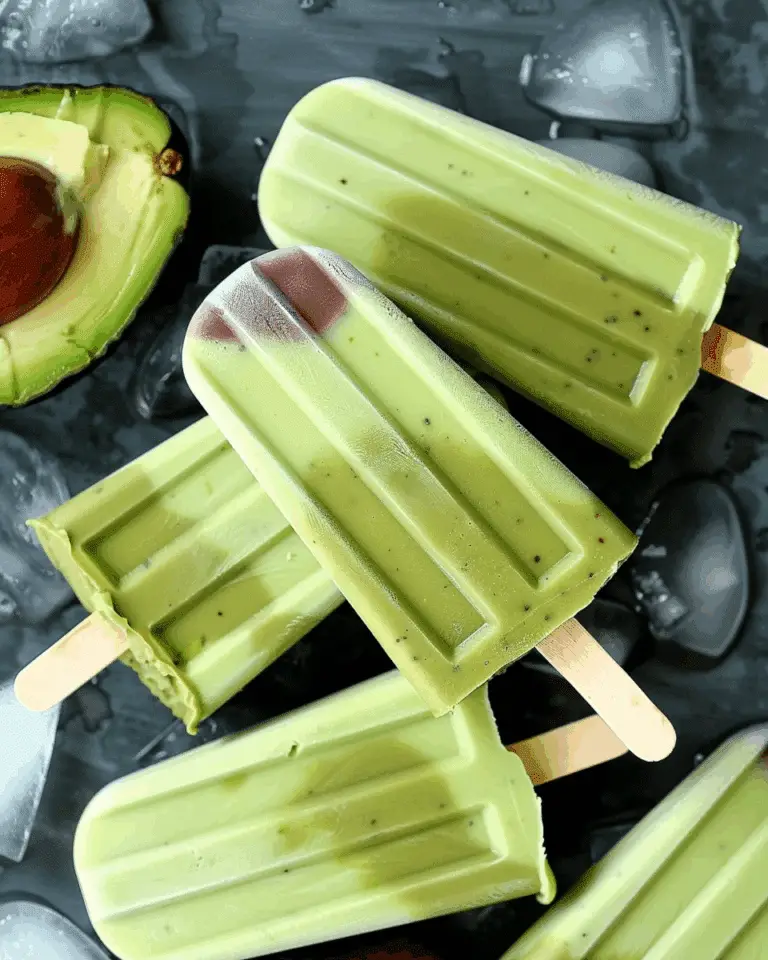 Avocado Popsicles