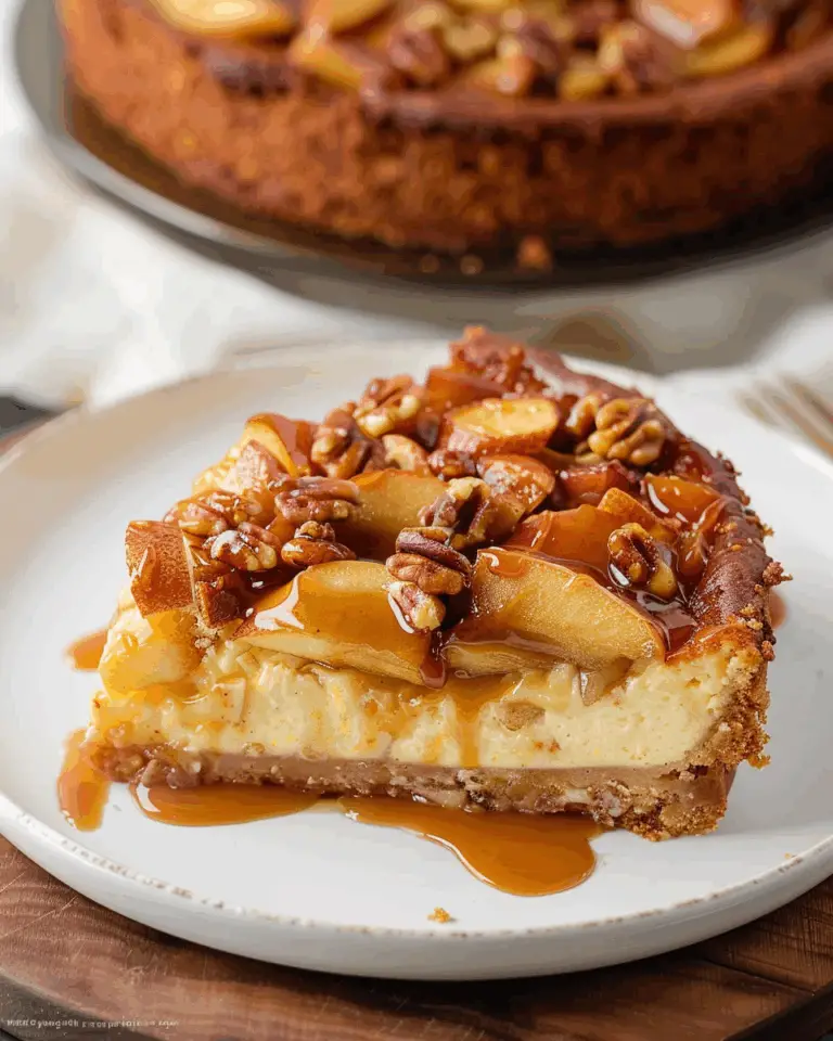 Caramel Apple Cheesecake