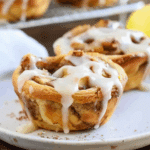 Cinnamon Roll Mini Apple Pies