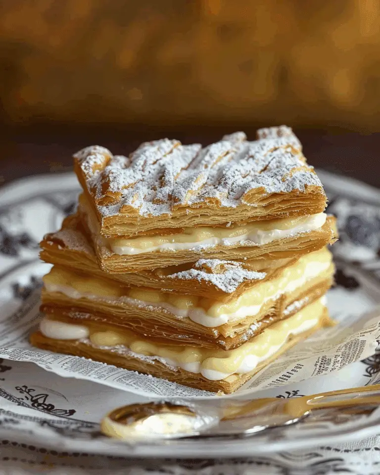 Mille-Feuille: The Classic French Pastry
