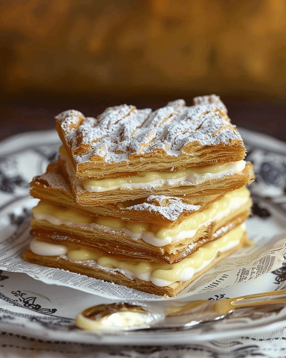 Mille-Feuille: The Classic French Pastry