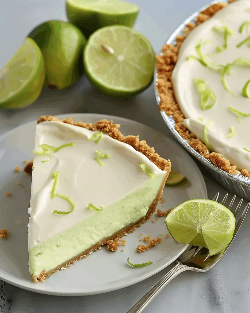 No-Bake Key Lime Yogurt Pie