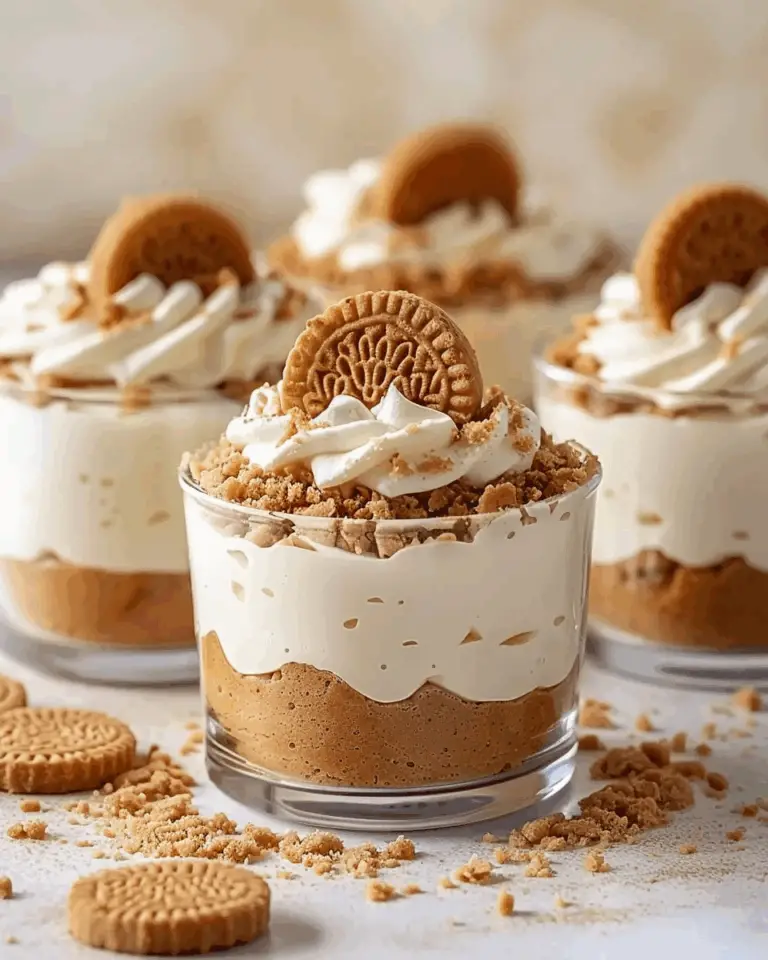 No-Bake Lotus Biscoff Cheesecake Cups: A Heavenly Dessert