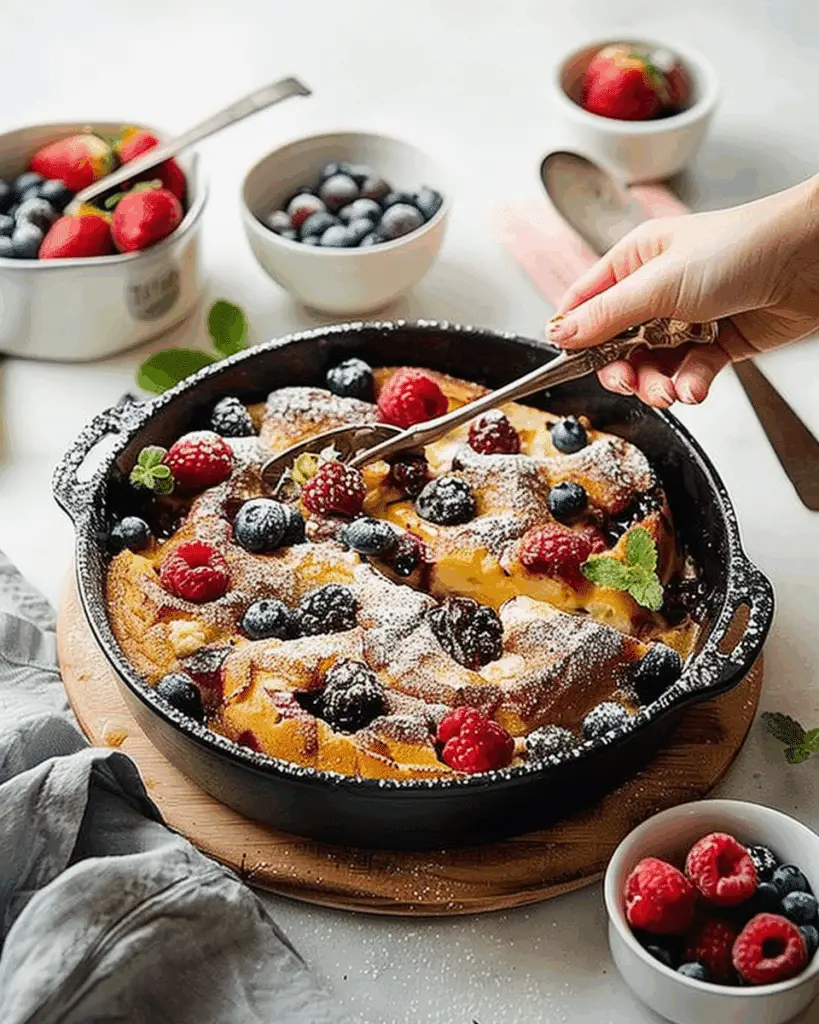 Ricotta Berry French Toast Casserole