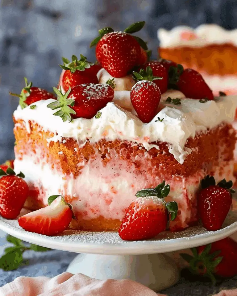 Strawberry Tres Leches Cake