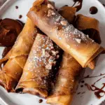 Chocolate Banana Spring Rolls