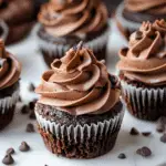 Mini Chocolate Cupcakes with Chocolate Buttercream