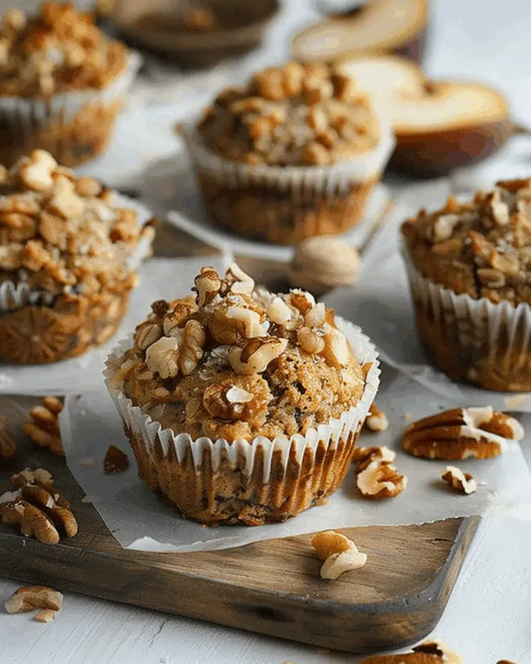 Pear and Nut Muffins