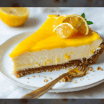 Vegan Lemon Mango Cheesecake