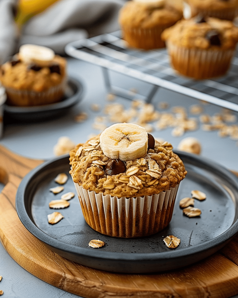 Banana Oatmeal Muffins
