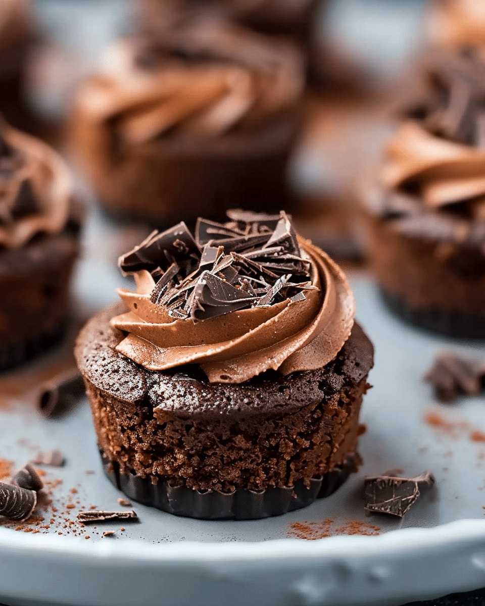 Chocolate Cheesecake Cupcakes