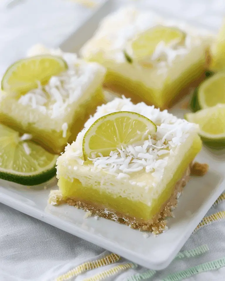 Coconut Lime Bars