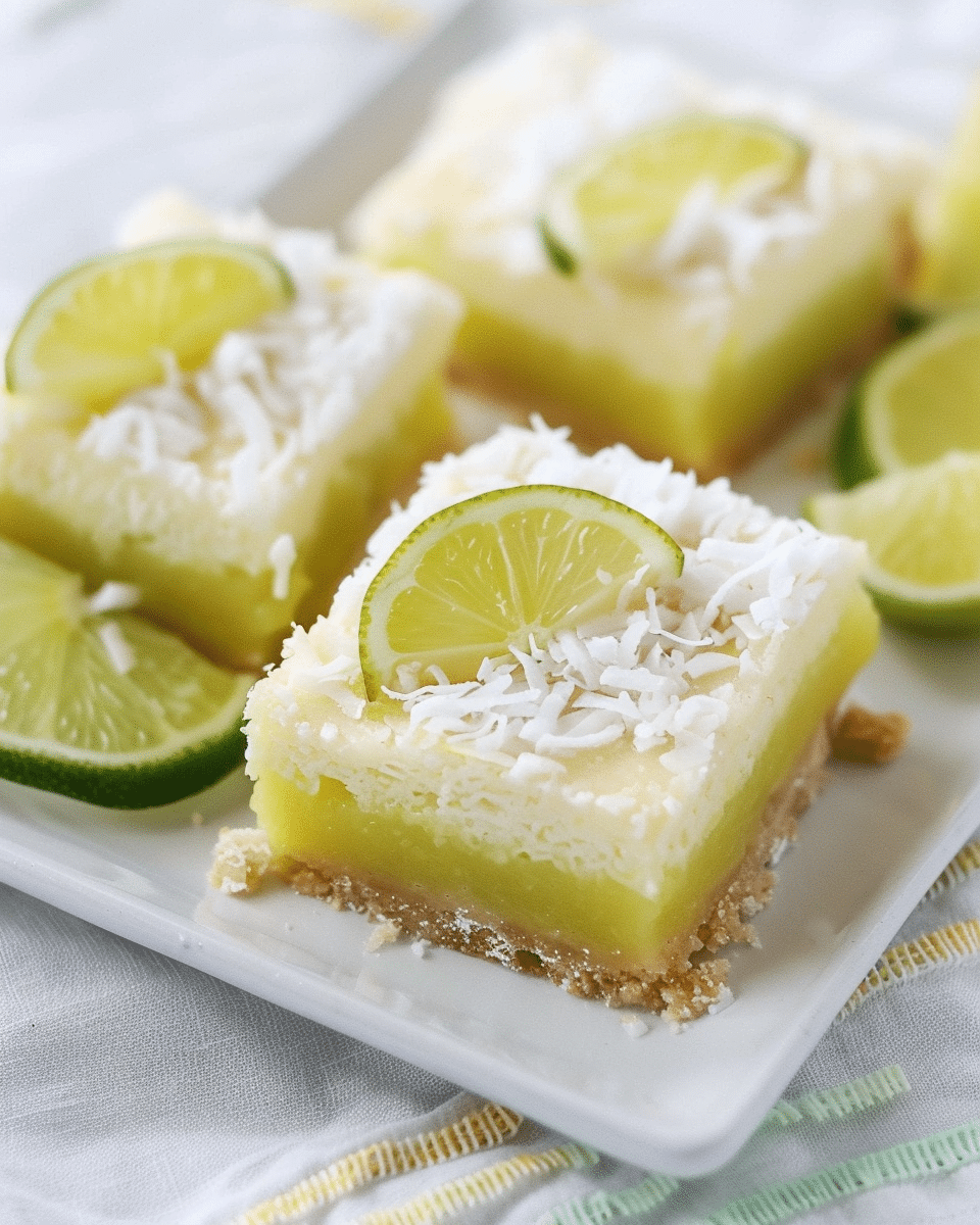 Coconut Lime Bars