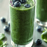 Fat-Burning Blueberry Green Smoothie Recipe