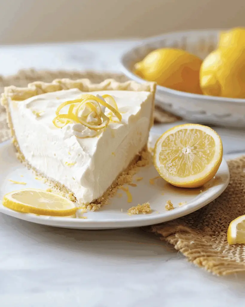 No-Bake Lemon Icebox Pie