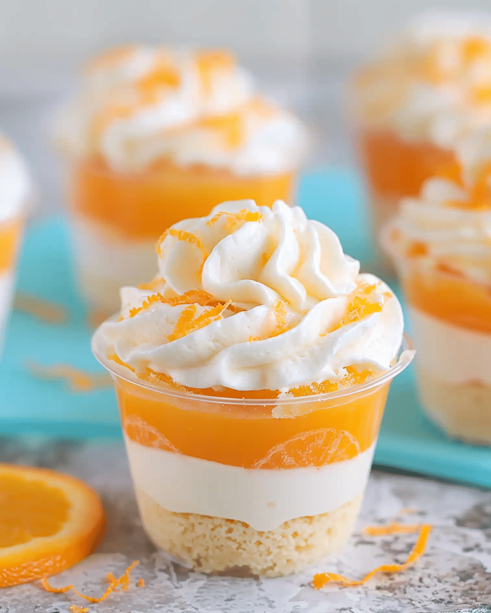 Orange Creamsicle Cups
