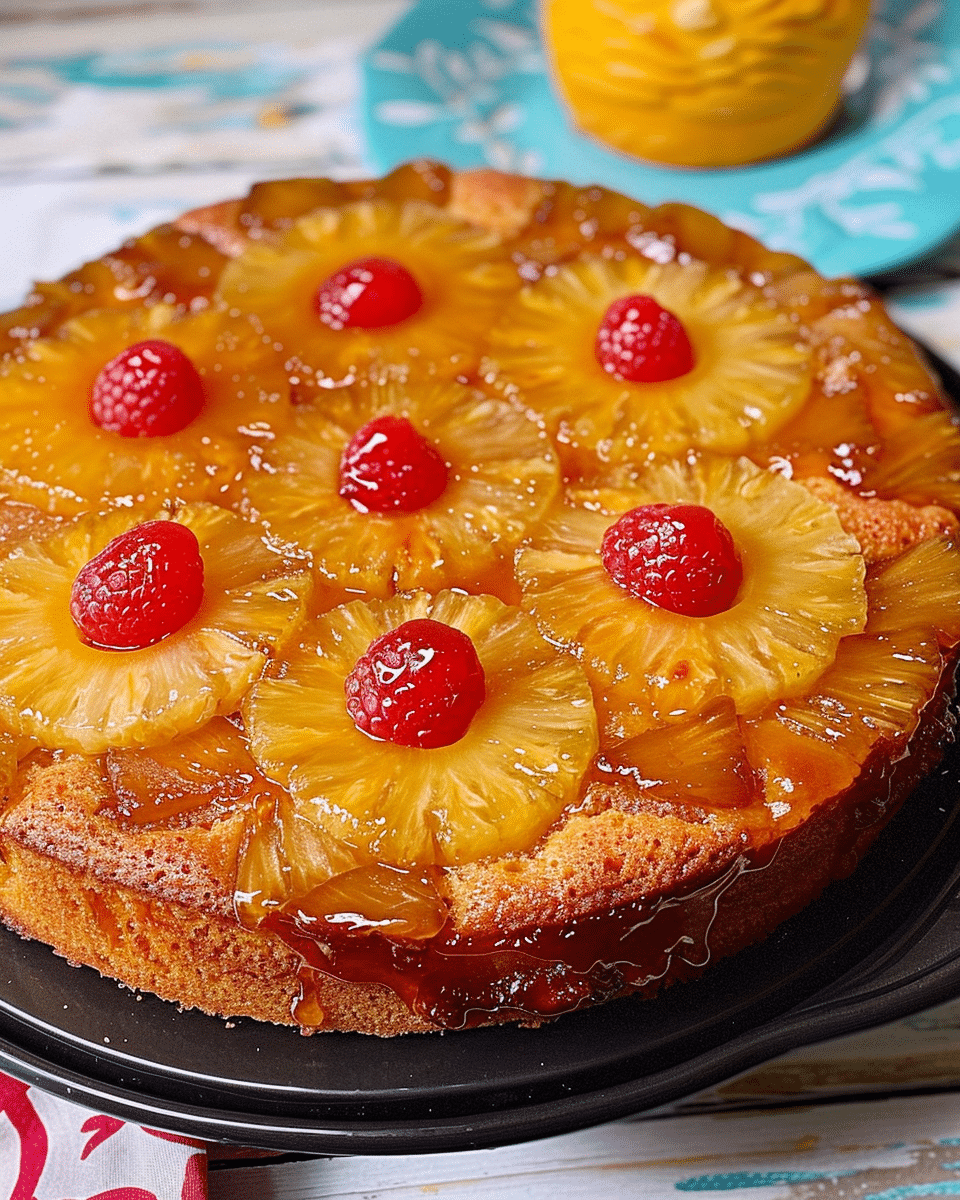 Pineapple Upside Down Cake Recipe