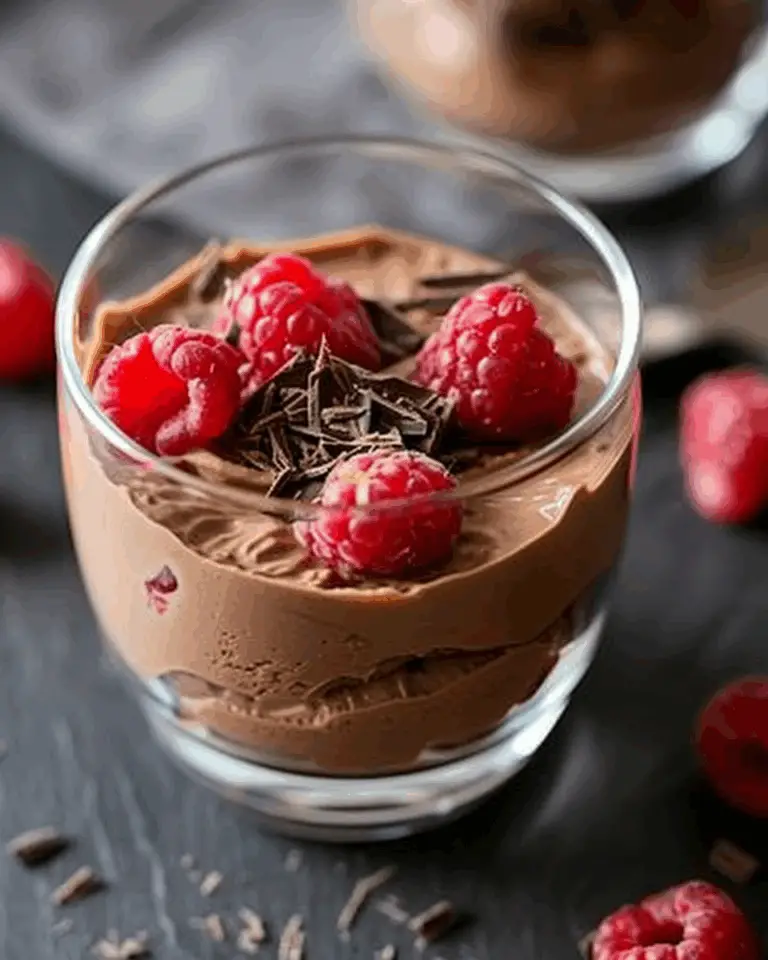 Raspberry Chocolate Mousse