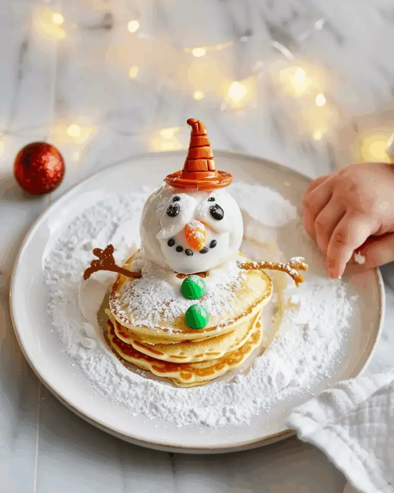 Snowman Pancakes