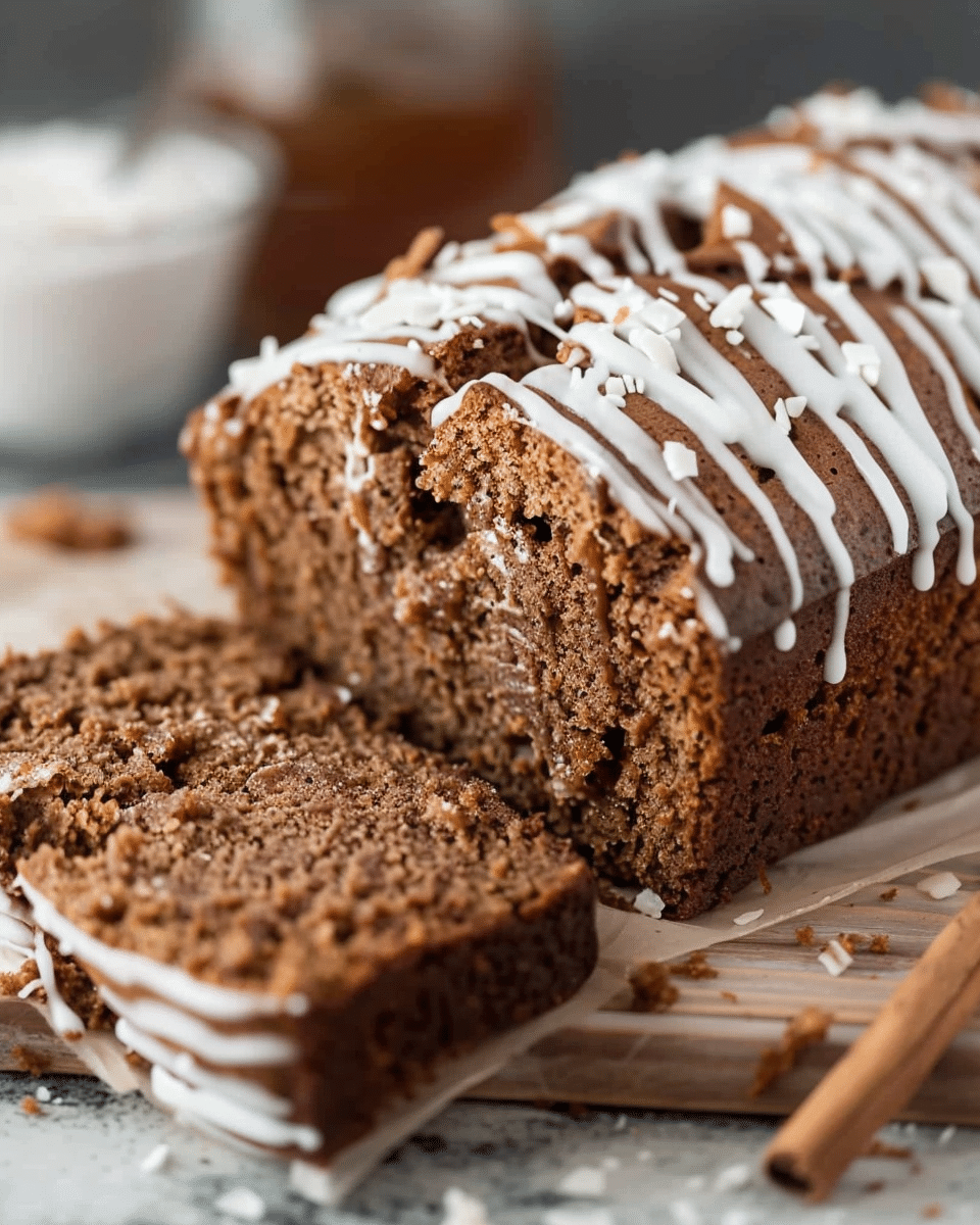 Healthy Gingerbread Loaf Cake