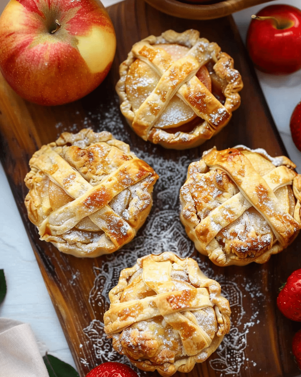 Mini Apple Pies with Puff Pastry