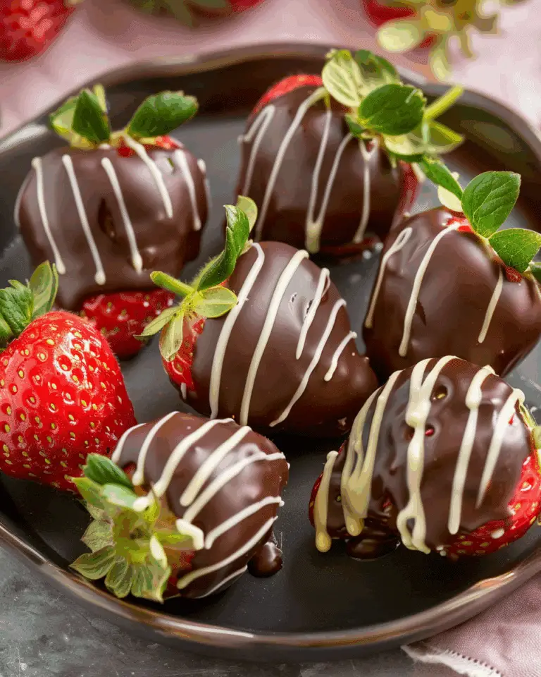 Nutella Covered Strawberries