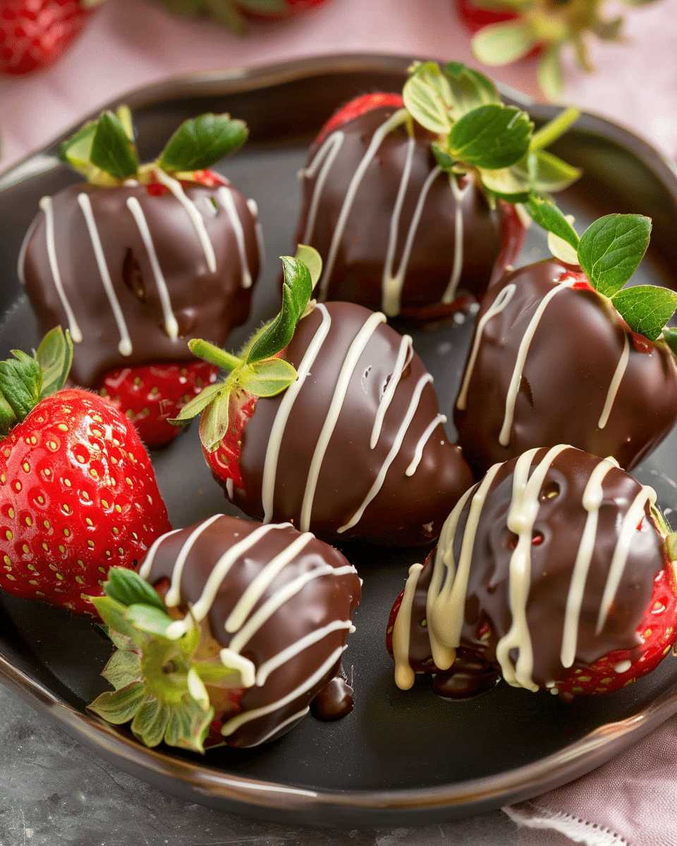 Nutella Covered Strawberries