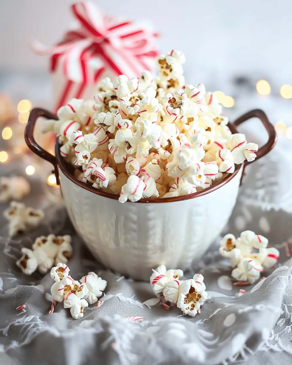 Peppermint Bark Popcorn