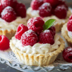 Raspberry Tarts with Mascarpone Cream