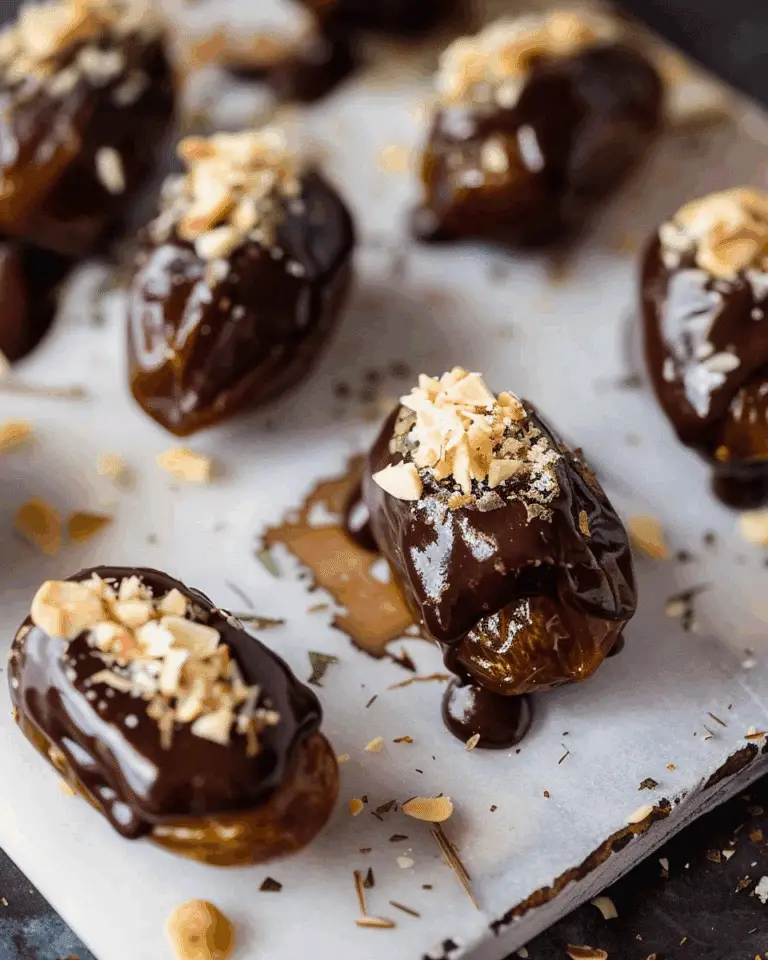 Stuffed Dates with Chocolate Almond Butter
