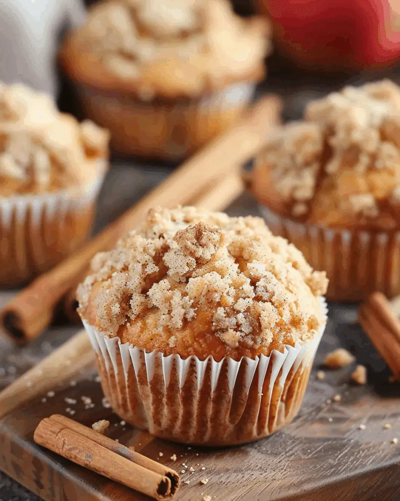 Apple Cinnamon Crumb Muffins
