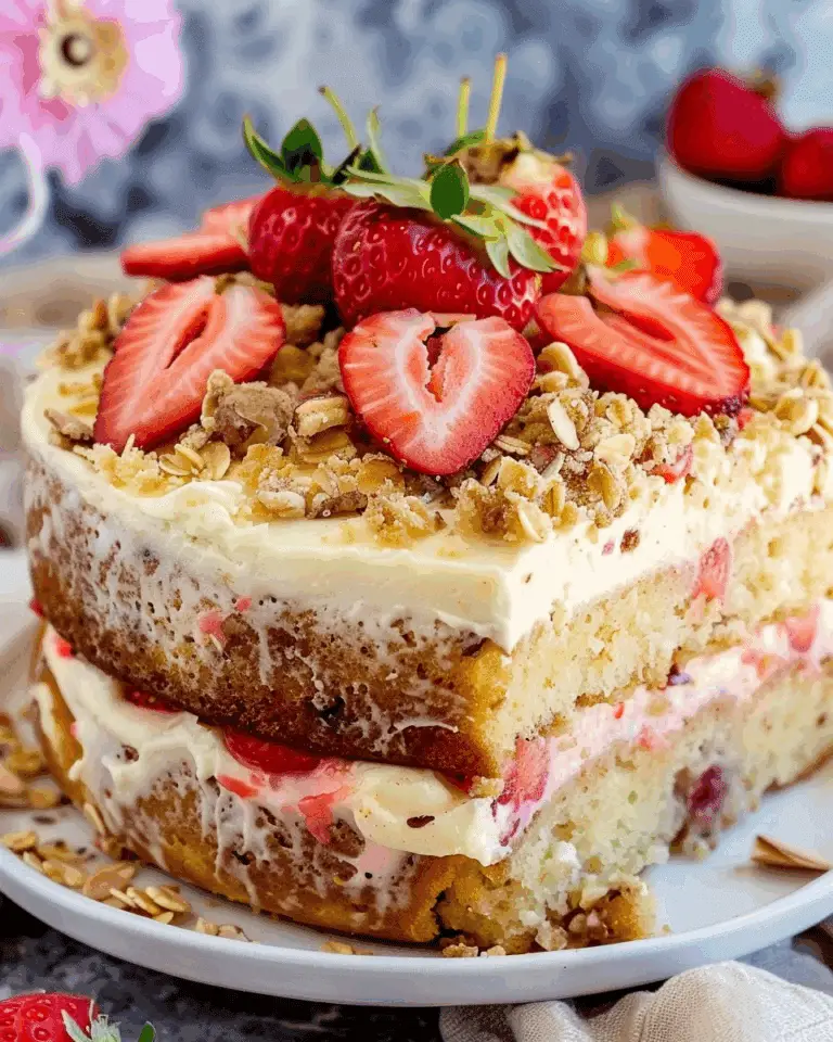 Best Strawberry Banana Cake