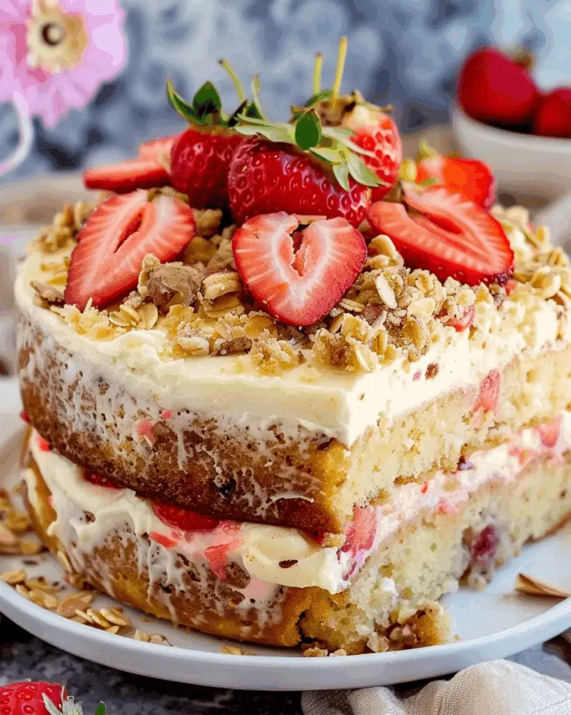 Best Strawberry Banana Cake