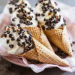 Cannoli Ice Cream Cones