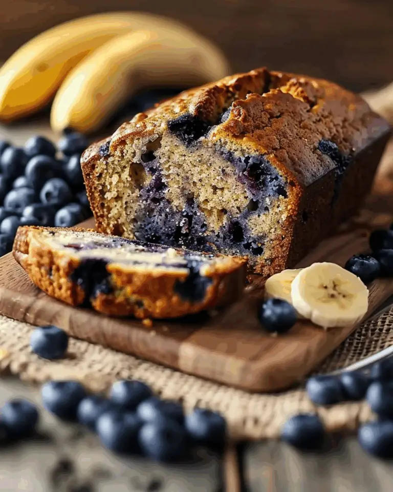 Gluten-Free Blueberry Banana Bread Recipe