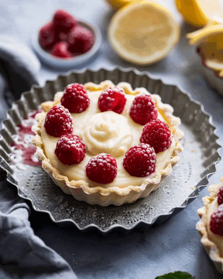 Lemon Raspberry Tartlets