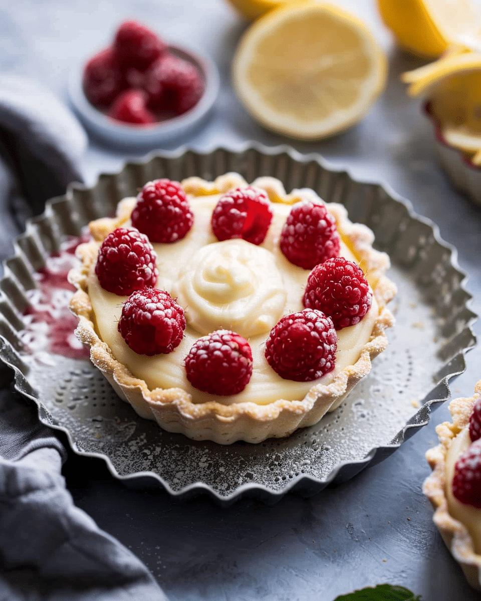 Lemon Raspberry Tartlets