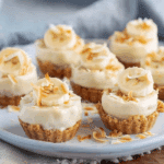 Mini Banana Coconut Cheesecakes