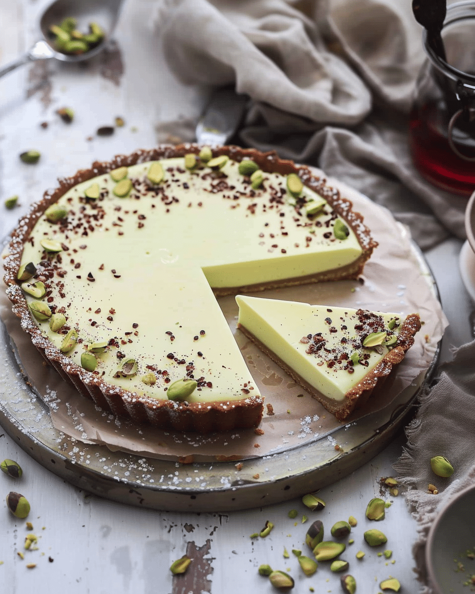 Pistachio Crèmeux Tart: A Decadent and Elegant Dessert