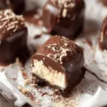 Chocolate Covered Cheesecake Bites