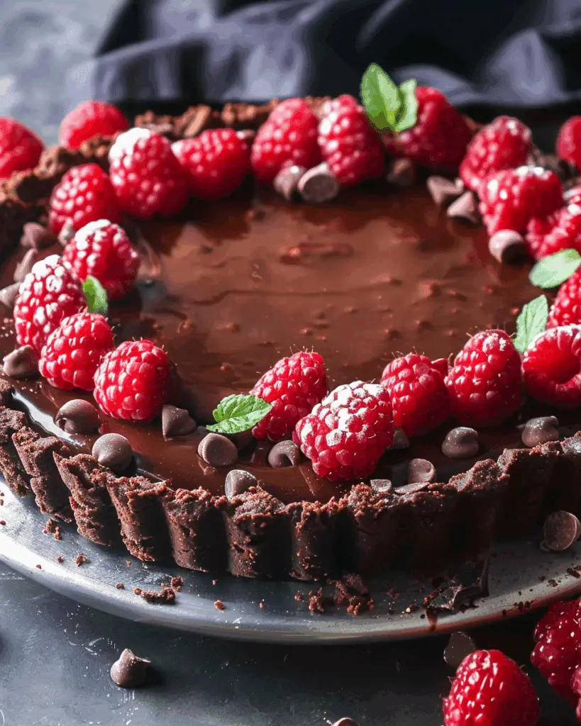 Chocolate Raspberry Tart