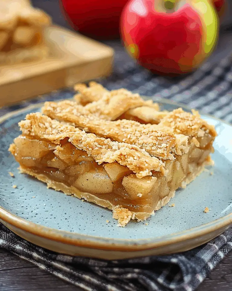 Dutch Apple Pie Squares Recipe