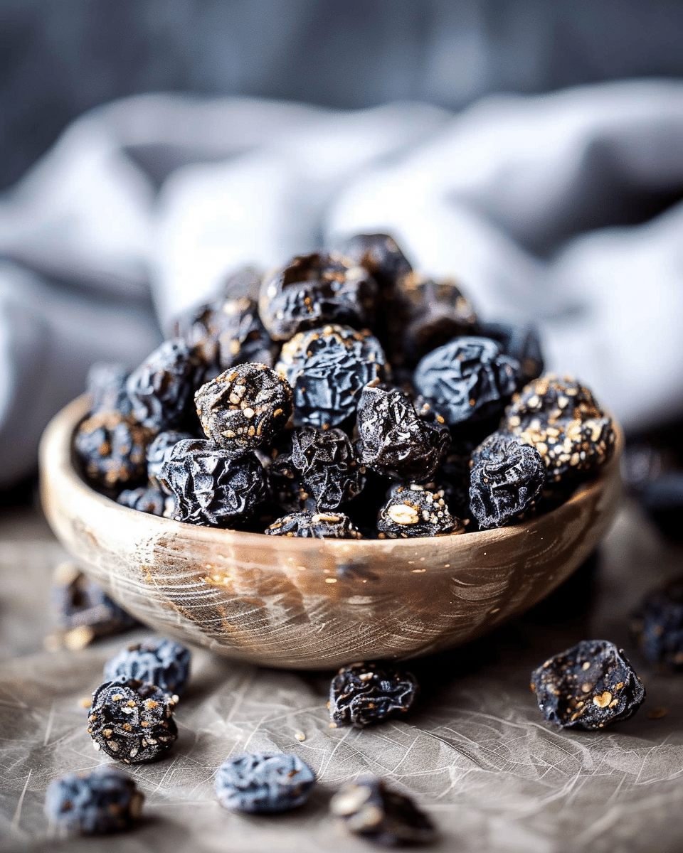 Homemade Blueberry Dried Fruit Bites